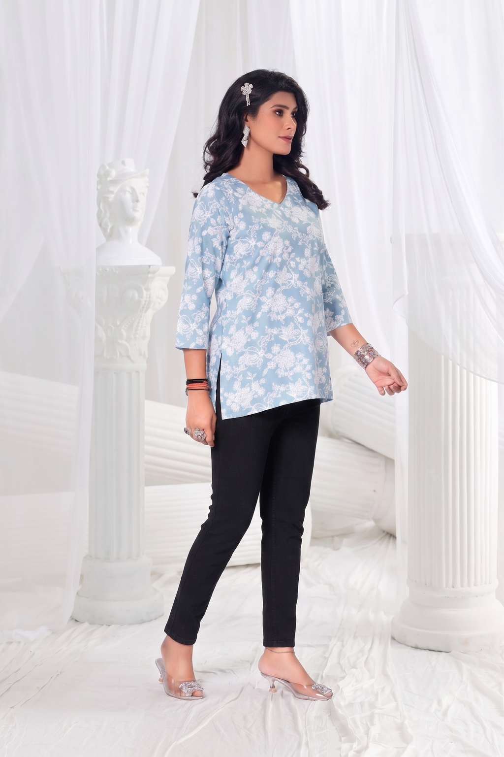 Tisha Printed Short Kurti