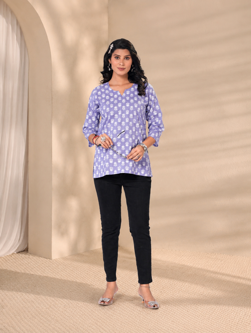 Aaira Printed Short Kurti