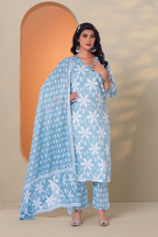 Pihu Kurti, Pant & Dupatta