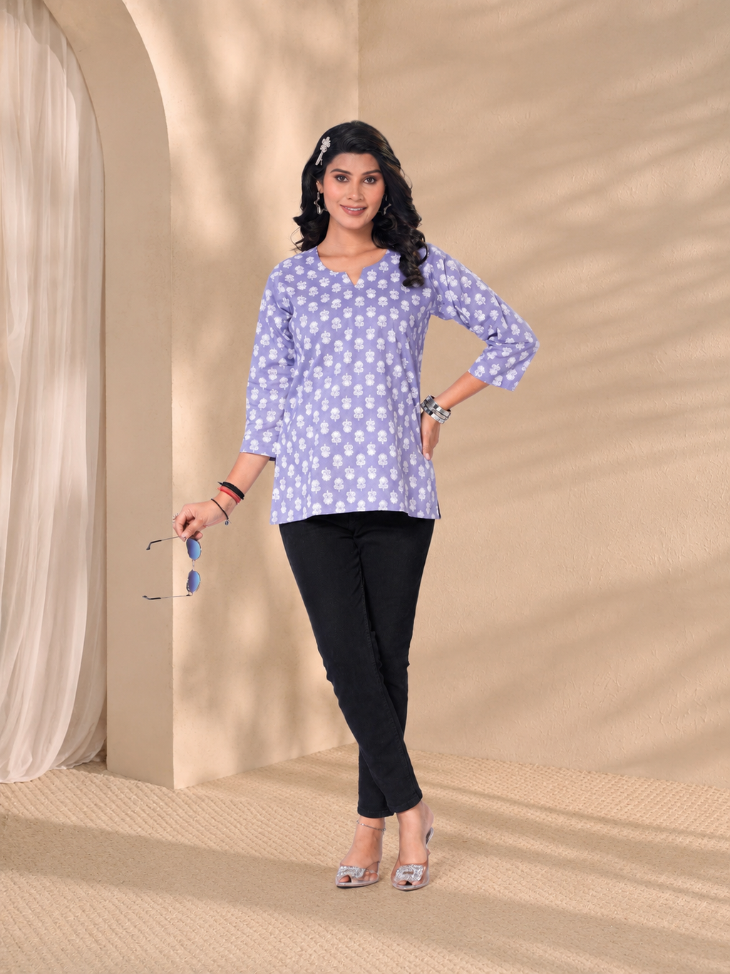 Aaira Printed Short Kurti