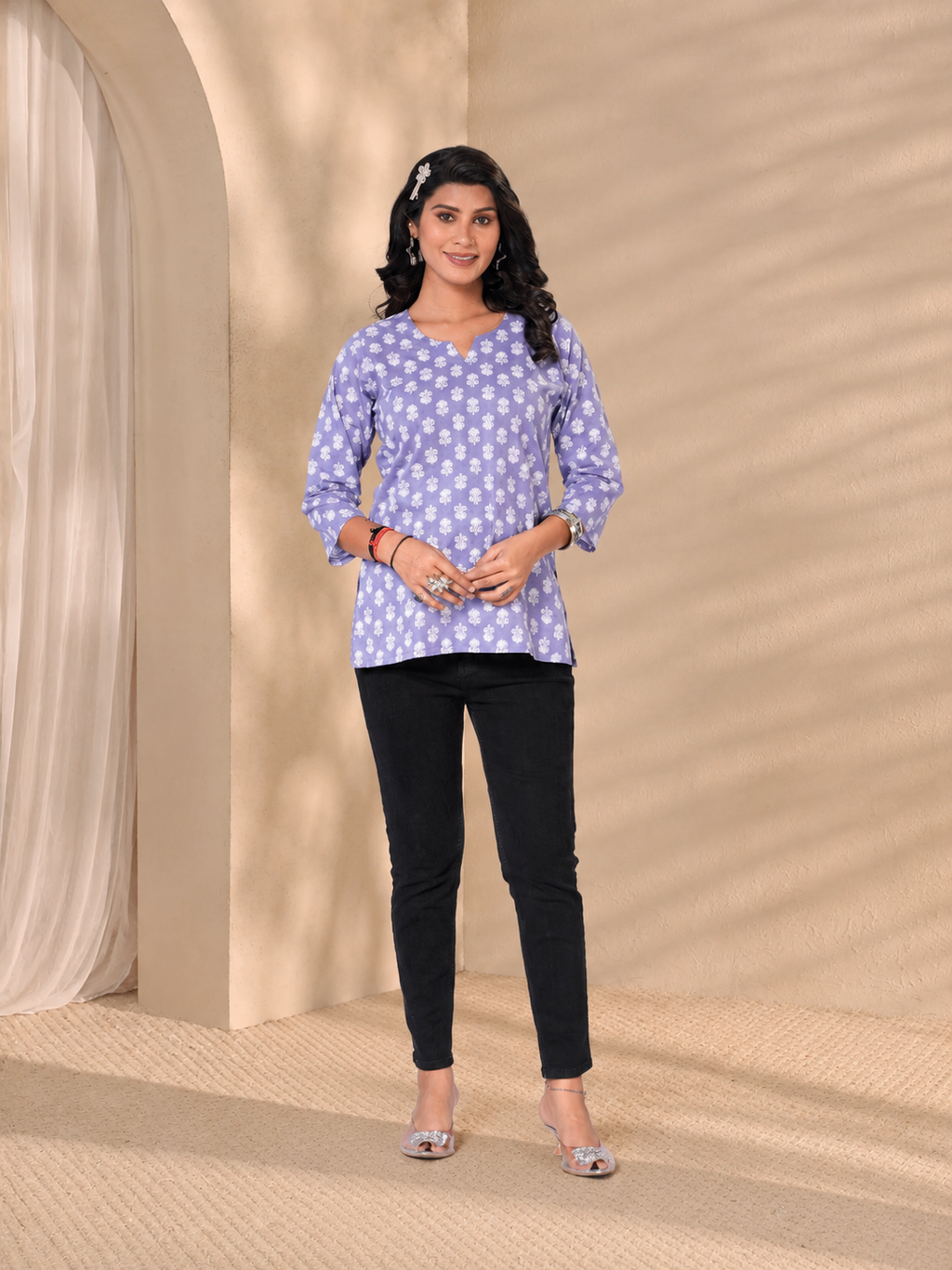 Aaira Printed Short Kurti