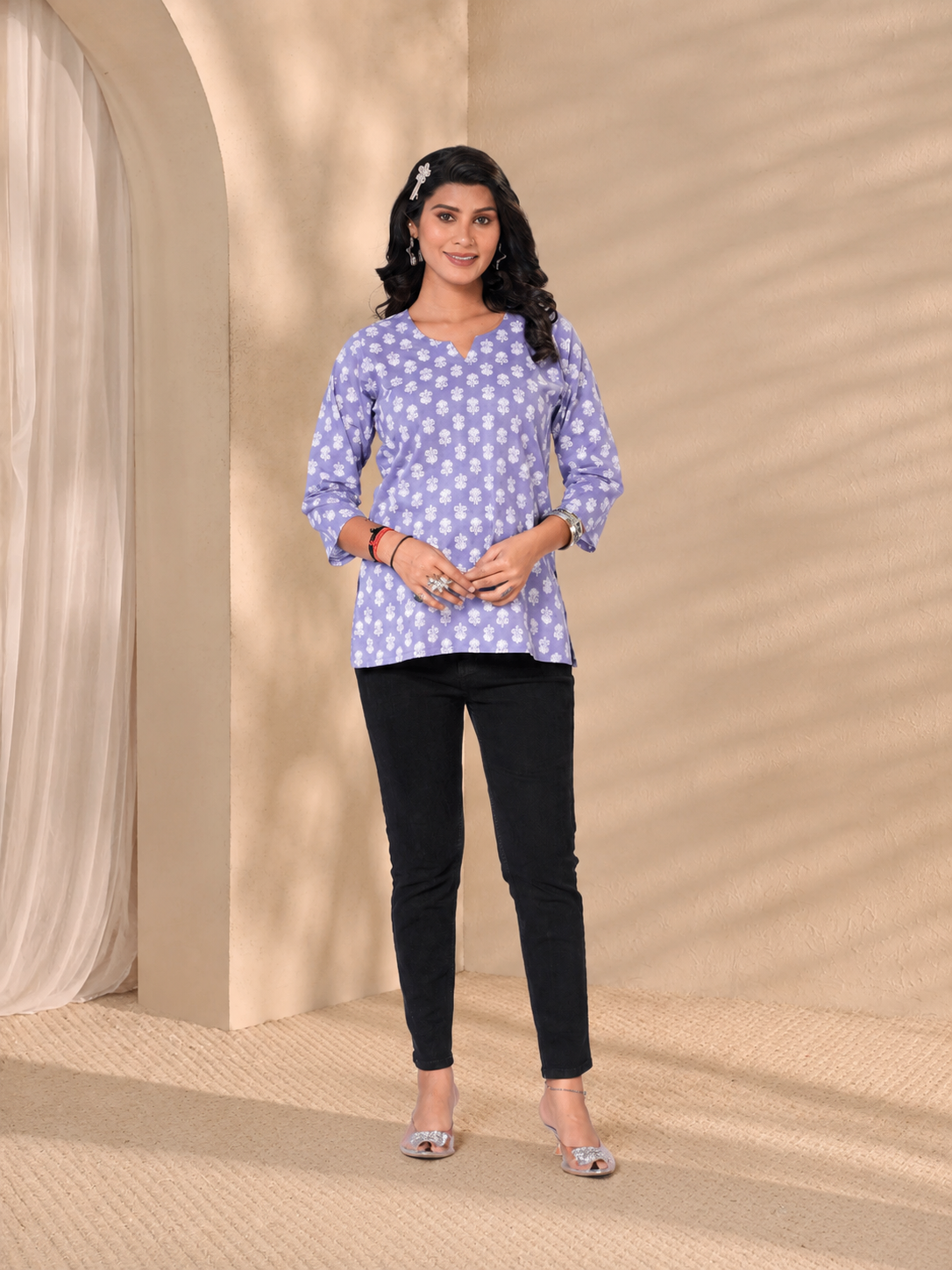 Aaira Printed Short Kurti