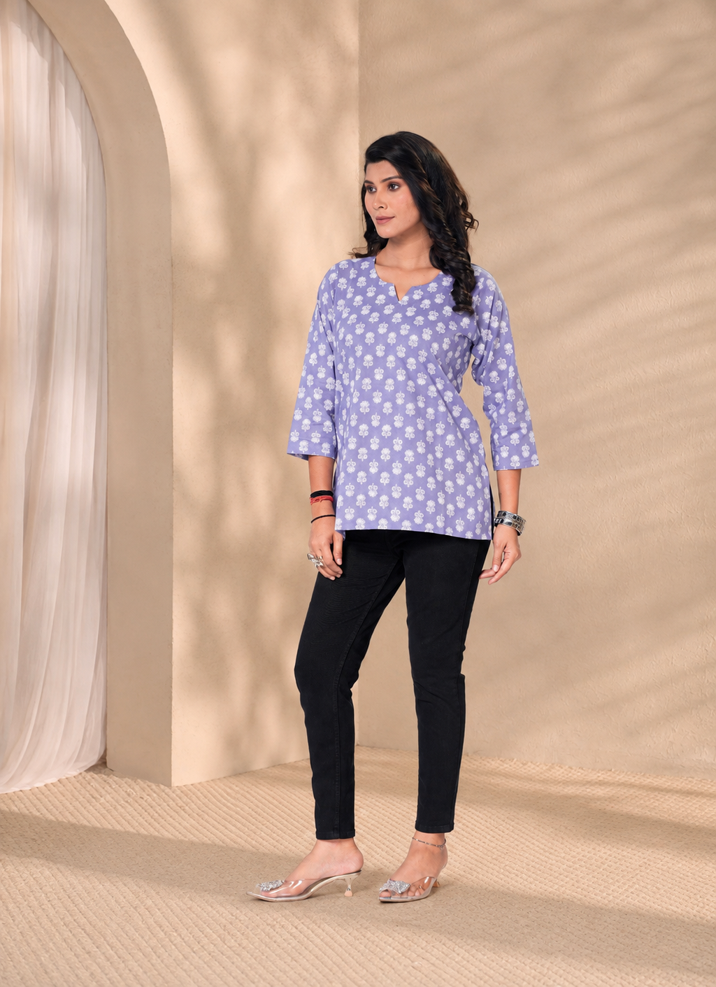 Aaira Printed Short Kurti