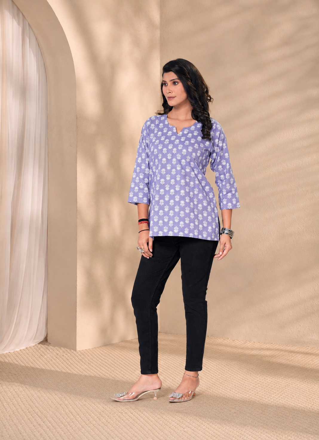Aaira Printed Short Kurti