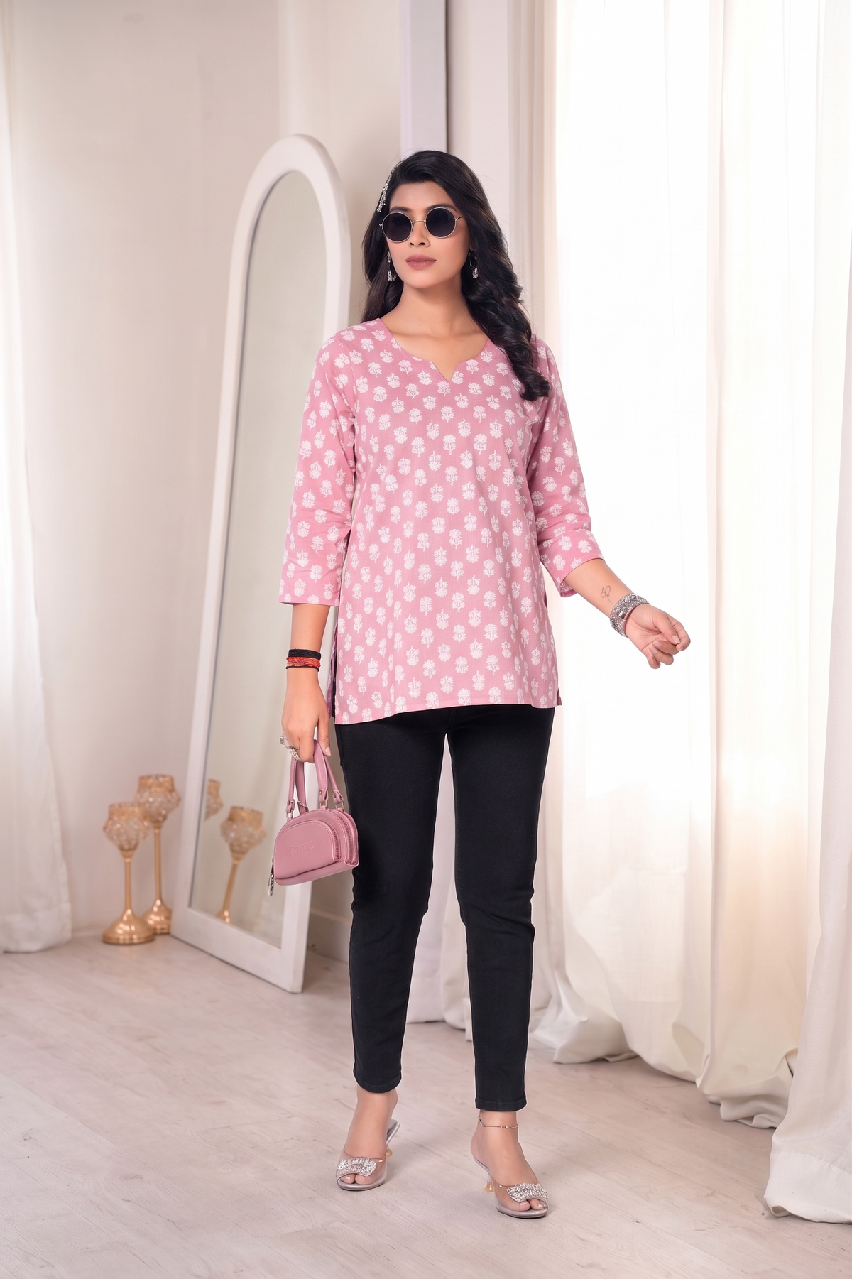 Myra Printed Short Kurti