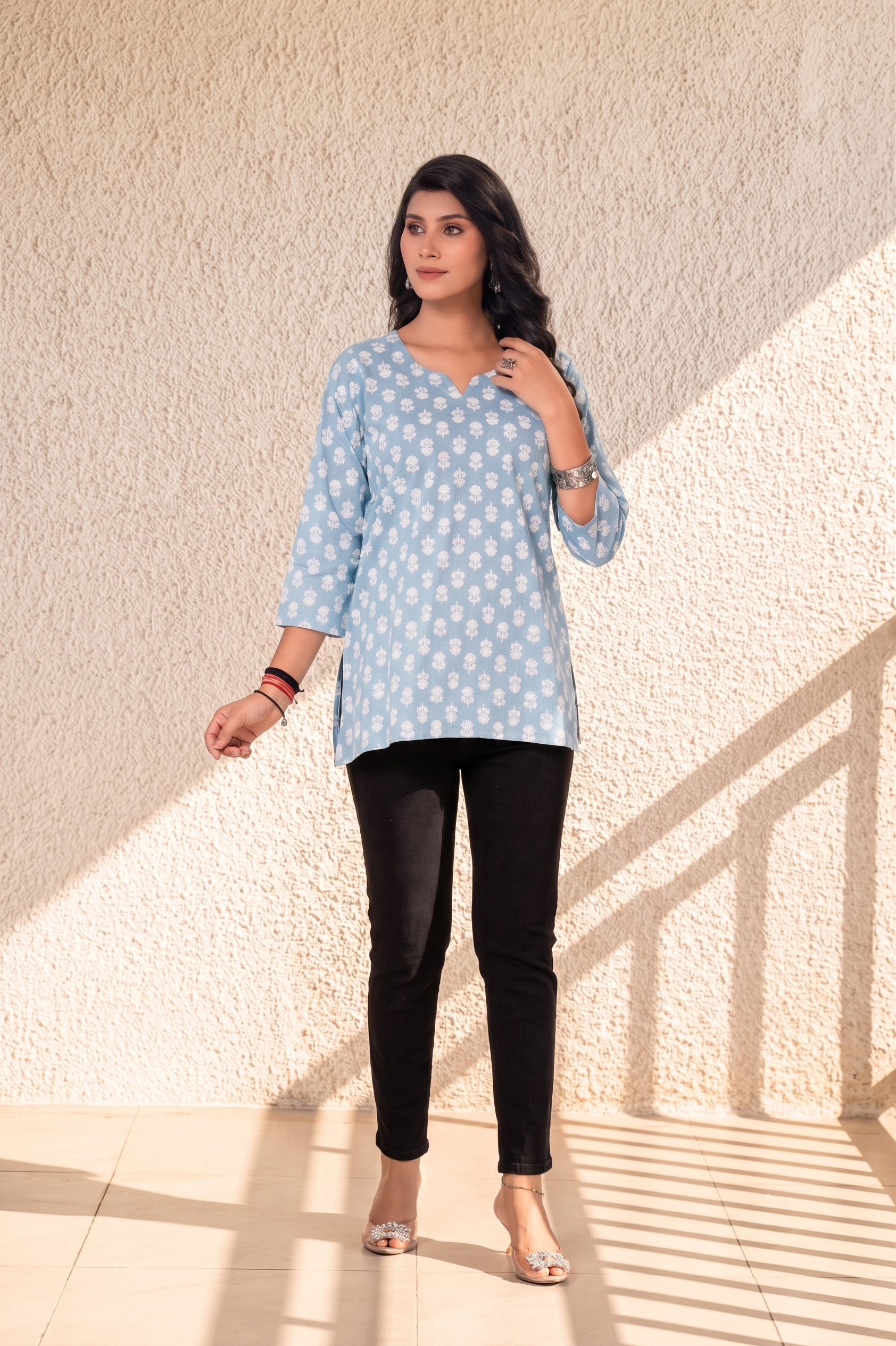 Reva Printed Short Kurti
