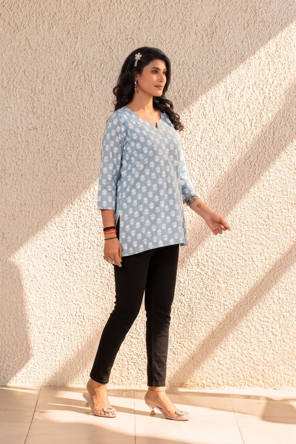 Reva Printed Short Kurti