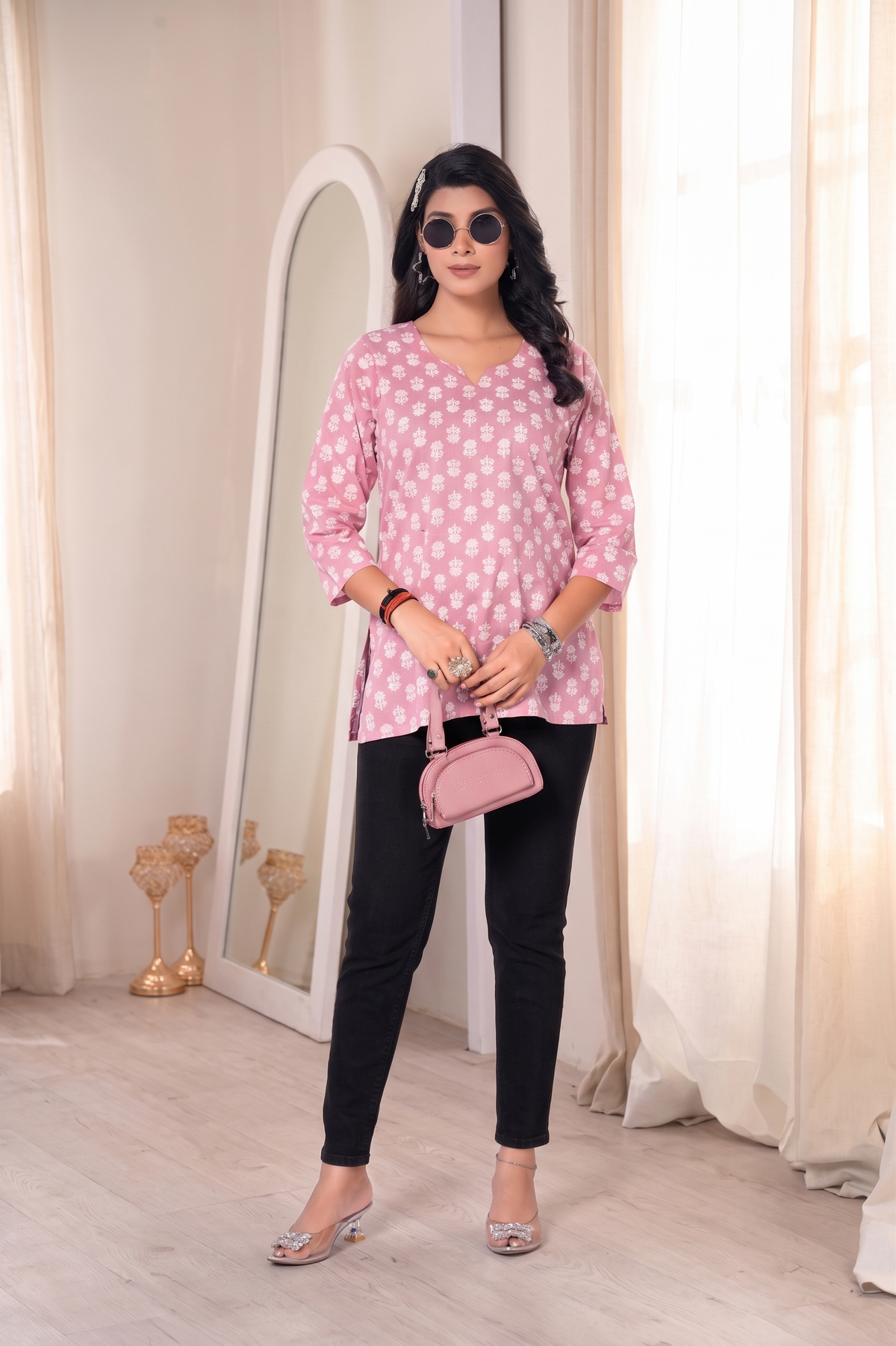 Myra Printed Short Kurti