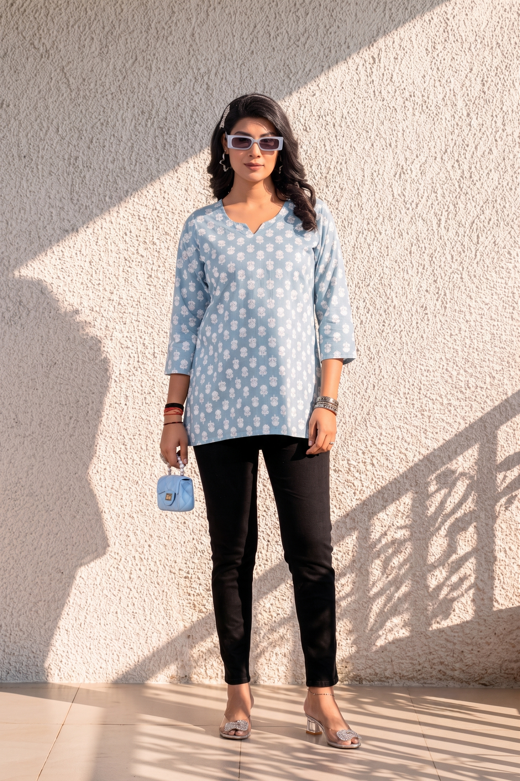Reva Printed Short Kurti