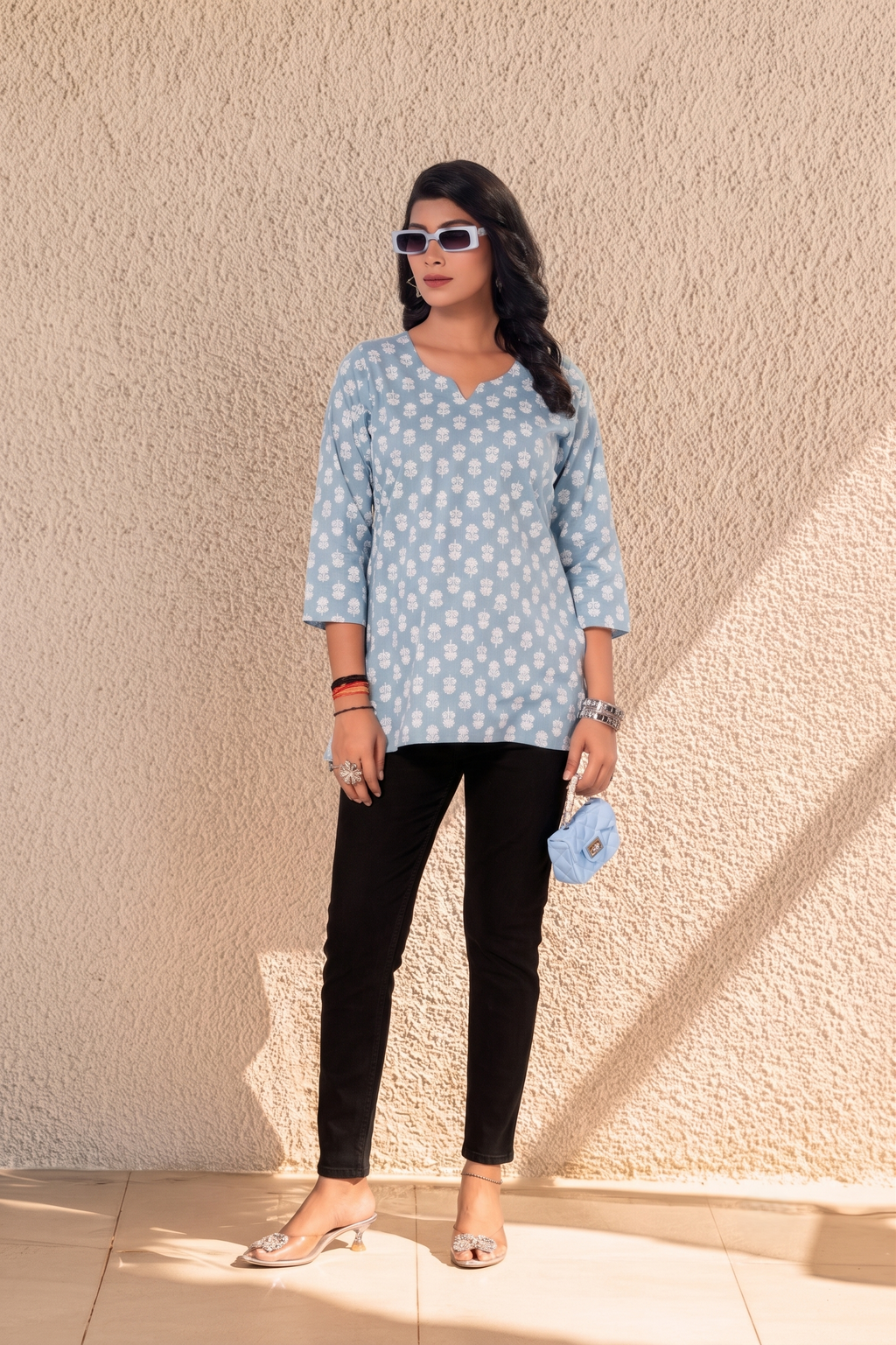 Reva Printed Short Kurti