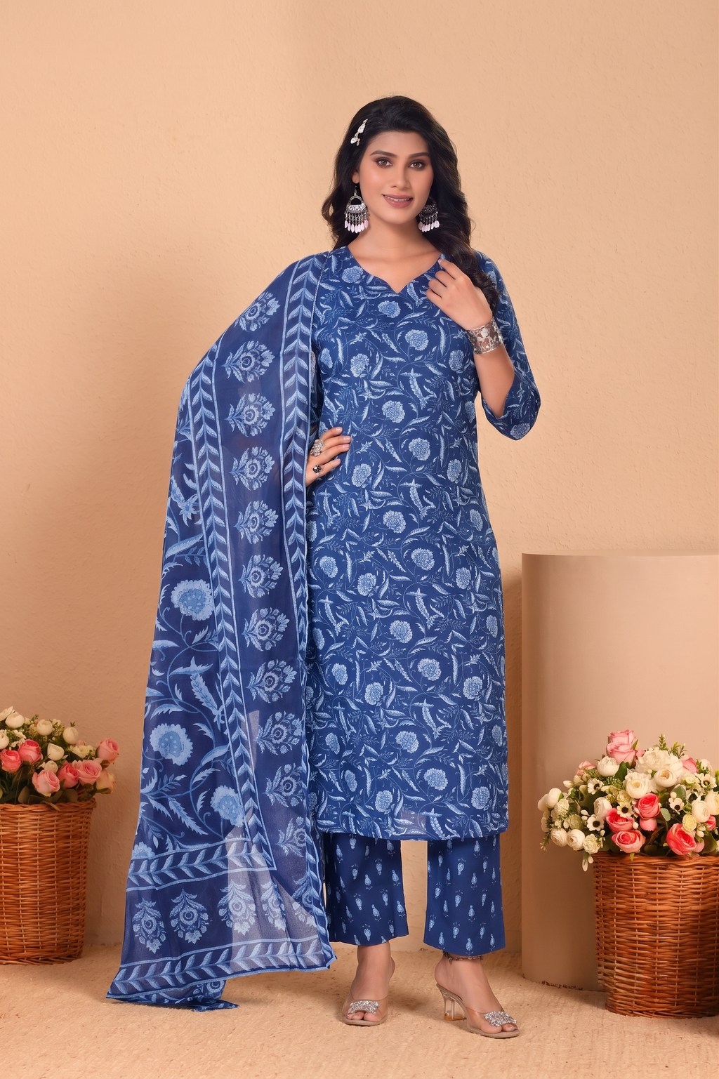 Vanya Kurti, Pant & Dupatta