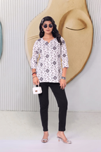 Meher Printed Short Kurti