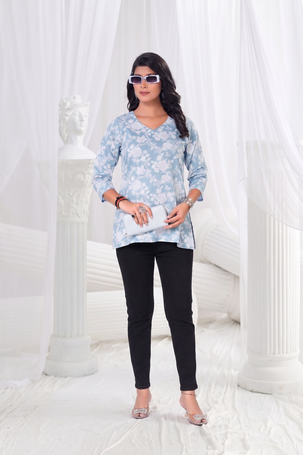 Tisha Printed Short Kurti
