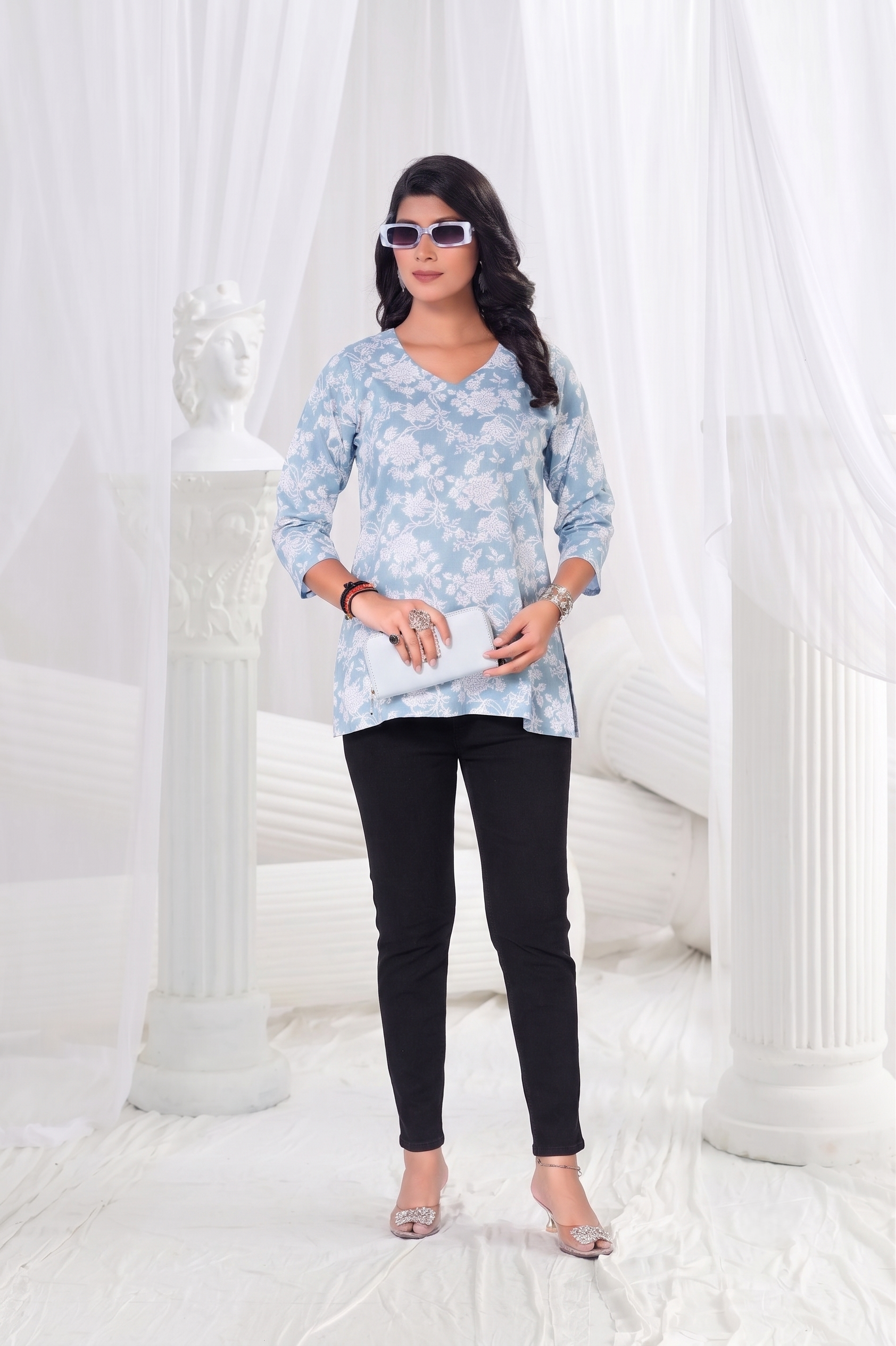 Tisha Printed Short Kurti