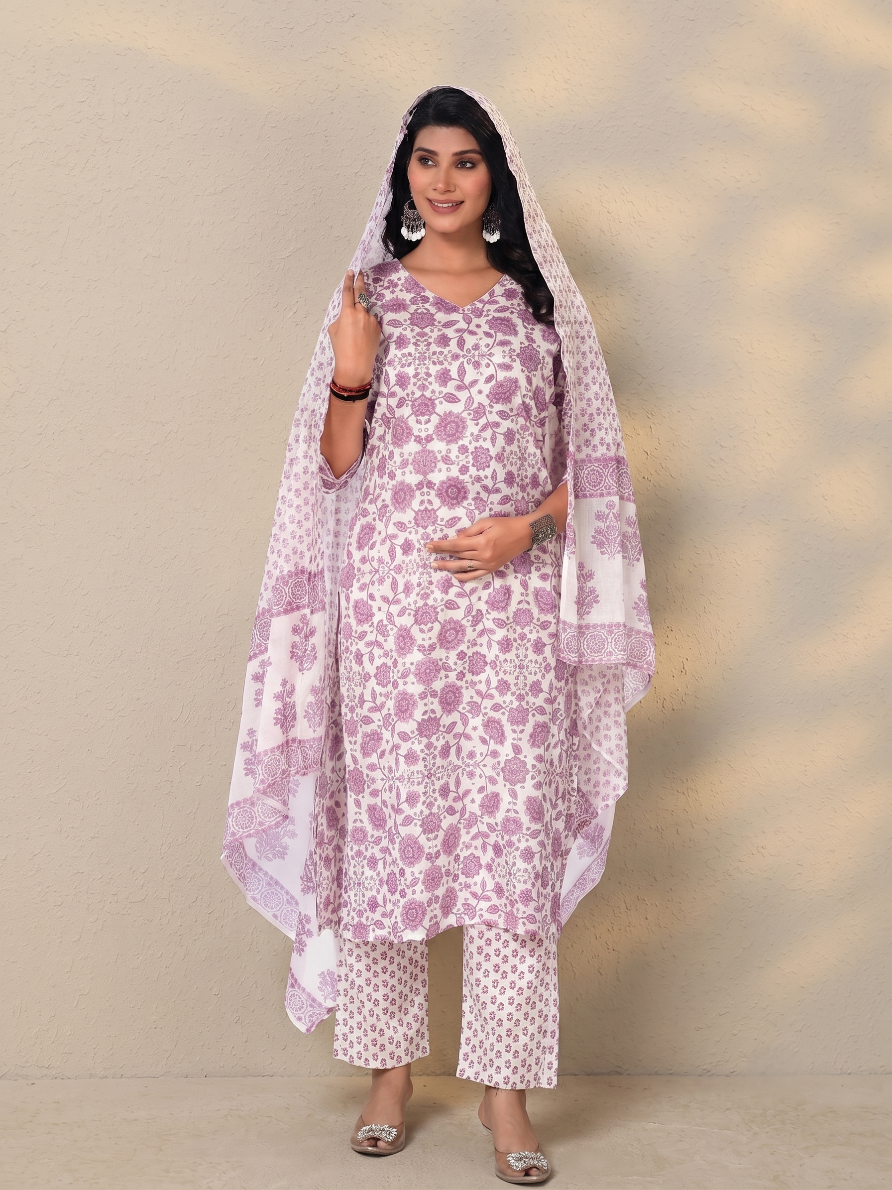 Saanvi Kurti, Pant & Dupatta