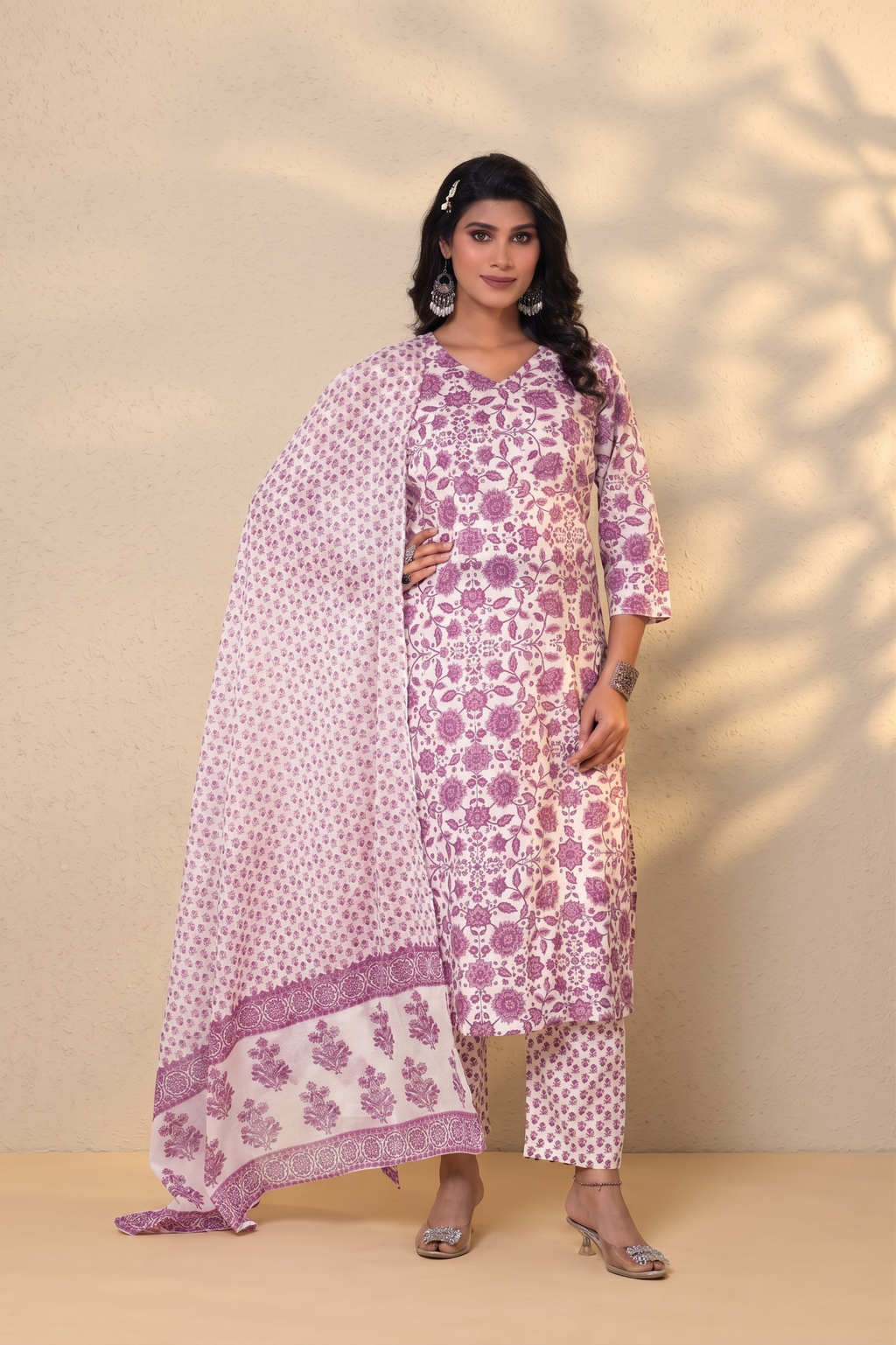 Saanvi Kurti, Pant & Dupatta