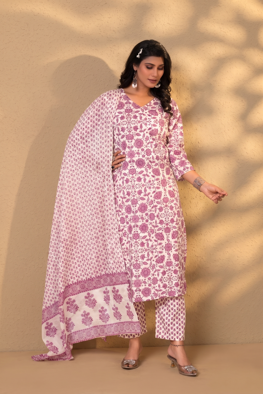 Saanvi Kurti, Pant & Dupatta