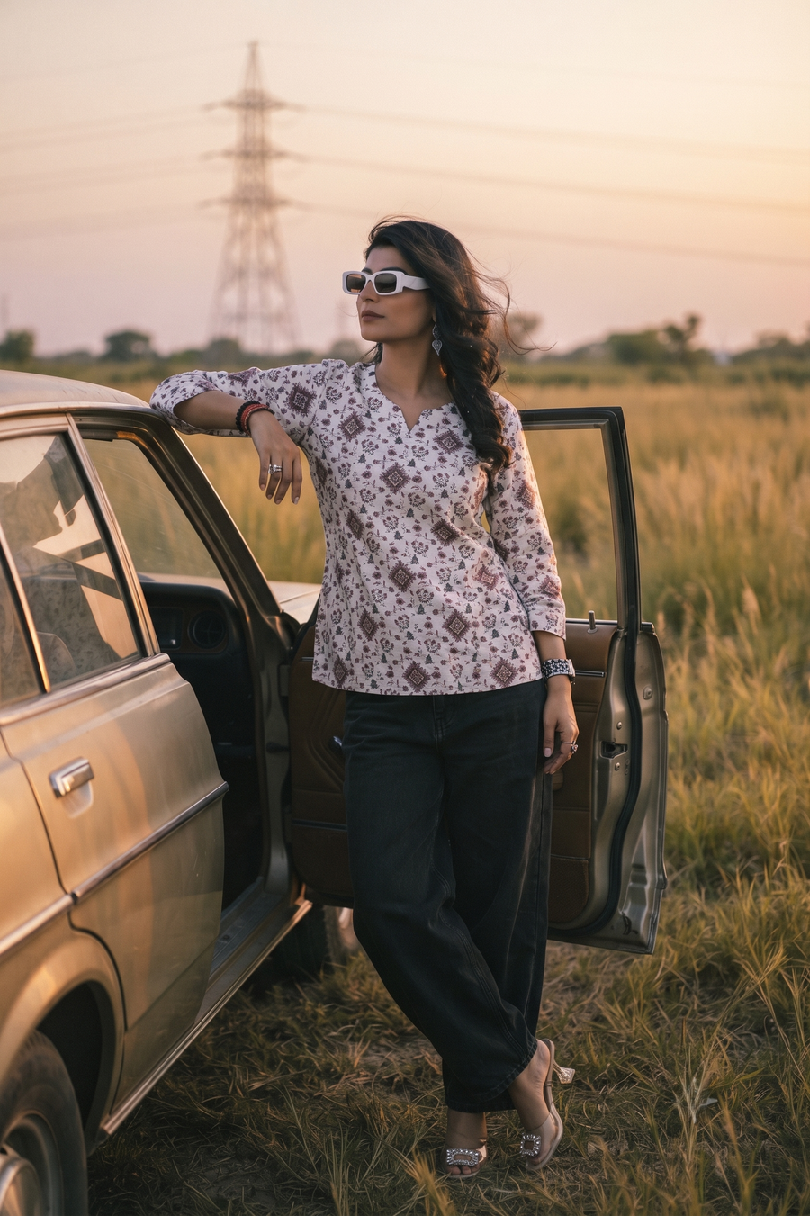 Kiara Printed Short Kurti