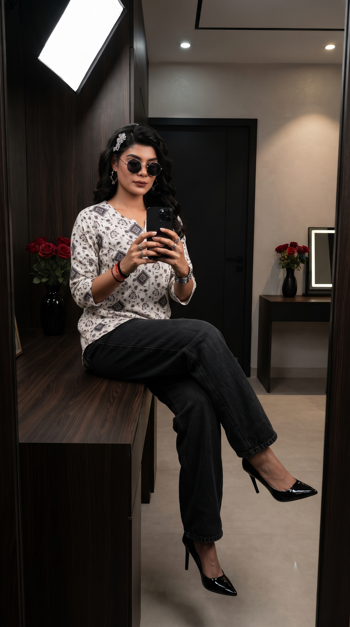 Meher Printed Short Kurti