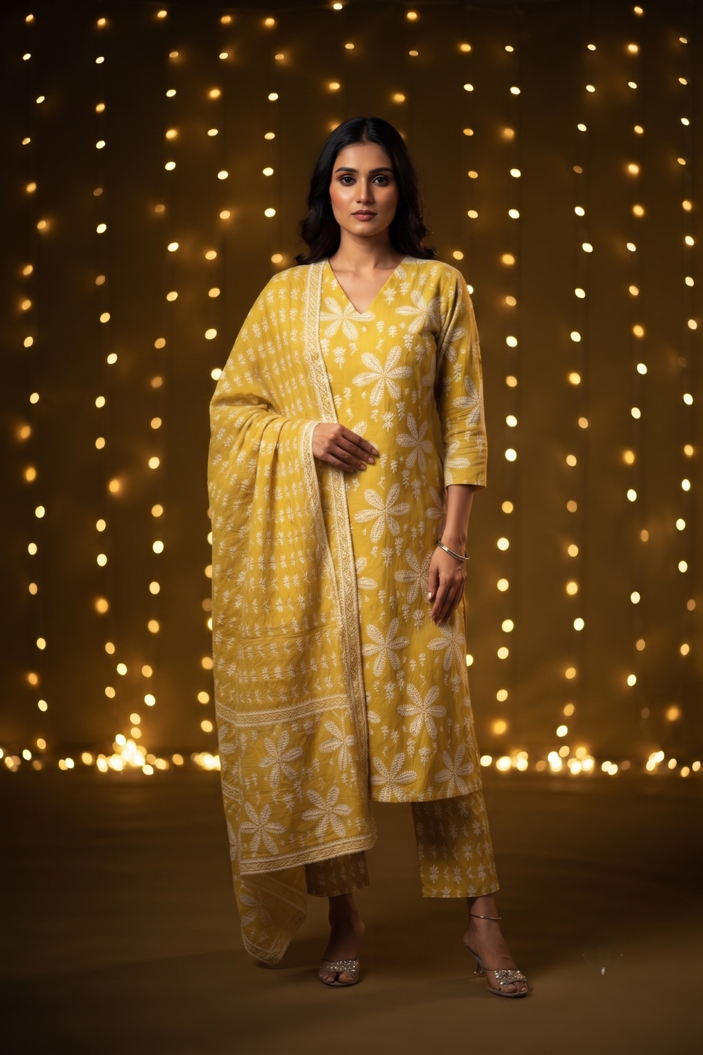 Sitara Kurti, Pant & Dupatta