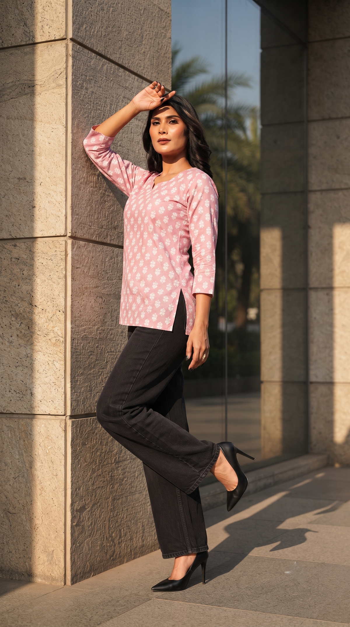 Myra Printed Short Kurti